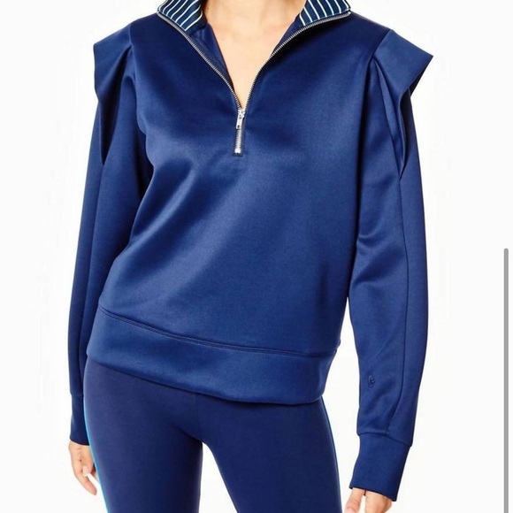 Addison Bay Mock Collar Quarter Zip Long Sleeve Poplar Pullover Sweater Size XL - Picture 4 of 12